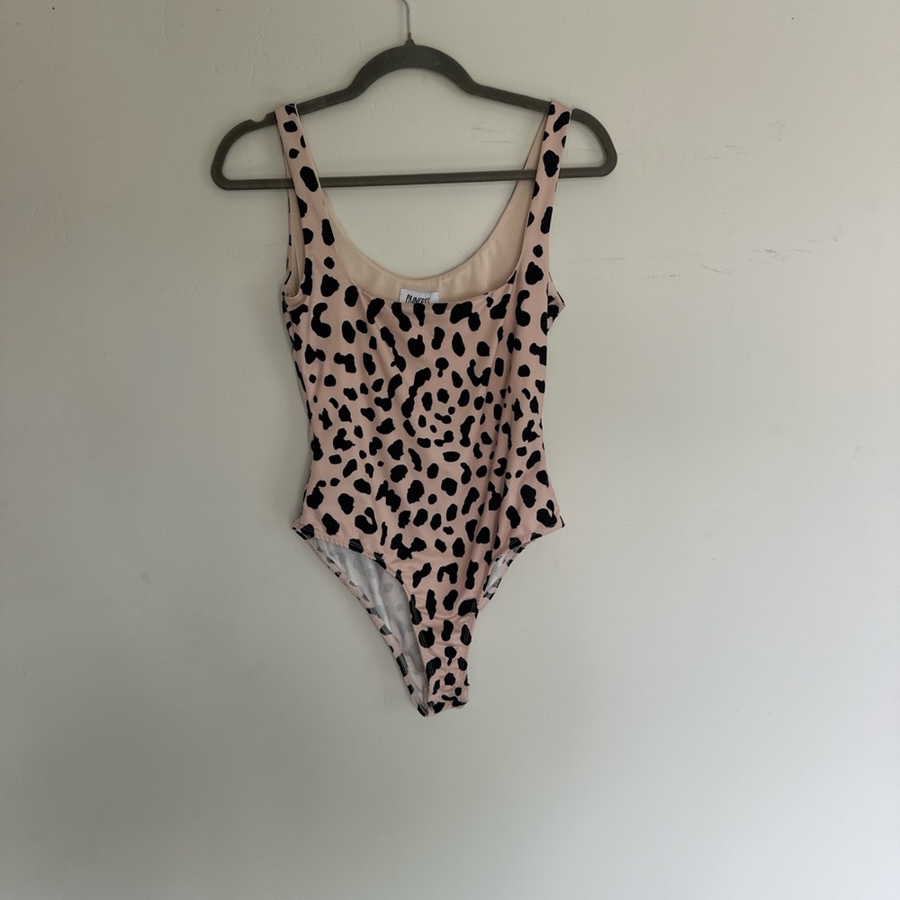 Princess Polly Pink Leopard Print Bodysuit